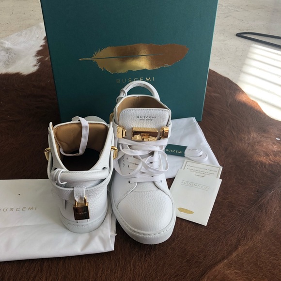 Buscemi 100mmwhite sneakers - Picture 2 of 7